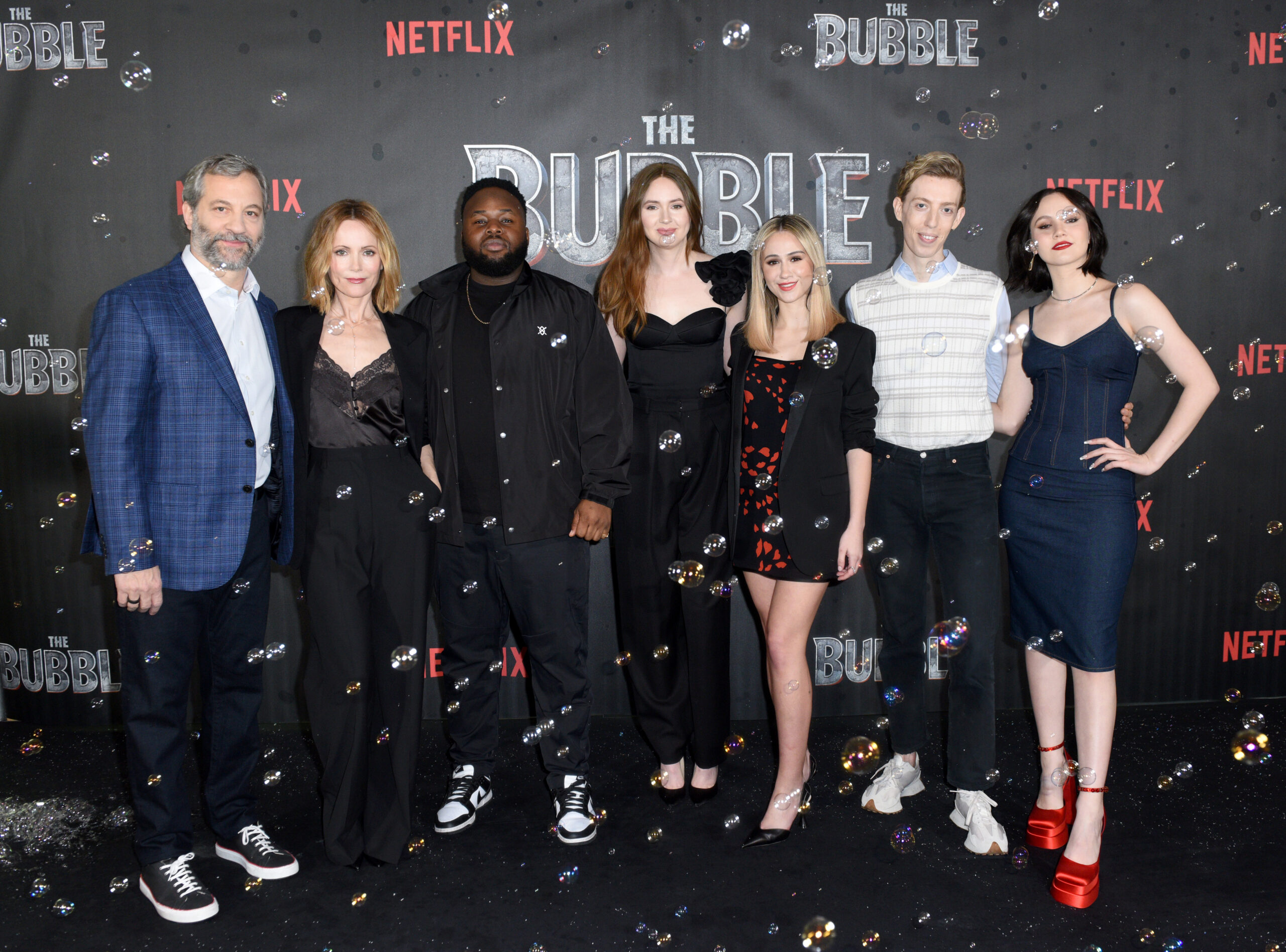 Karen Gillian, Judd Apatow, Iris Apatow, & More Attend “The Bubble