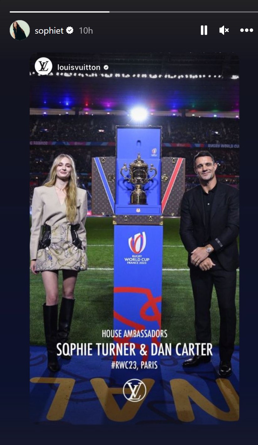 Sophie Turner Attends the 2023 Rugby World Cup Final – BeautifulBallad