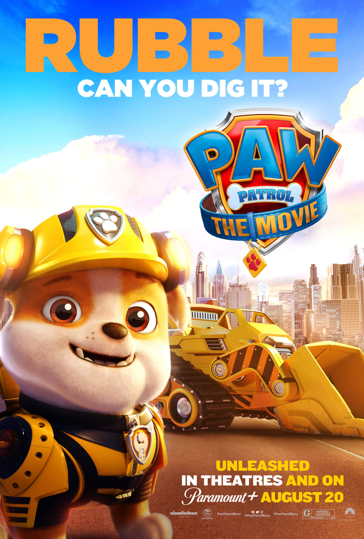 Paw Patrol The Movie Characters
