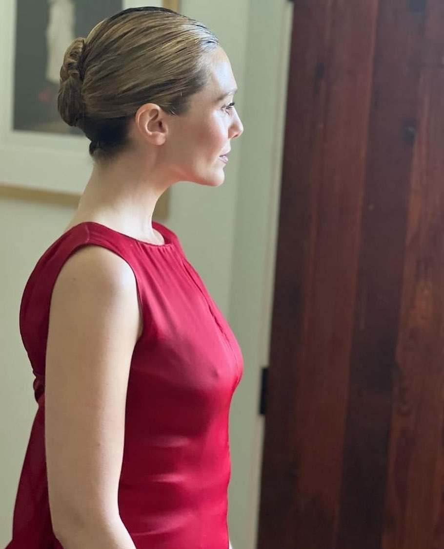 tea length retro wedding dress THE MARGARET DRESS by Lauren Elaine Bridal
